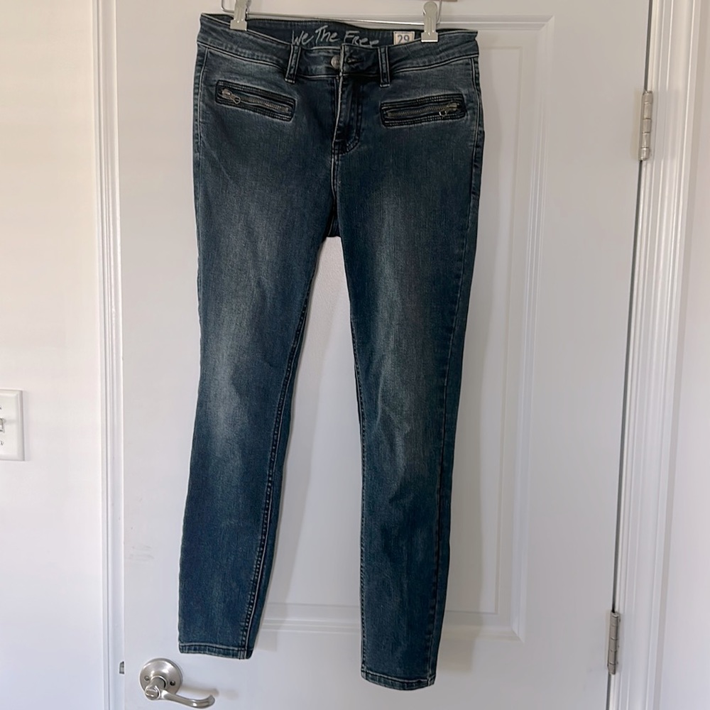 Free People We The Free ankle zipper jeans